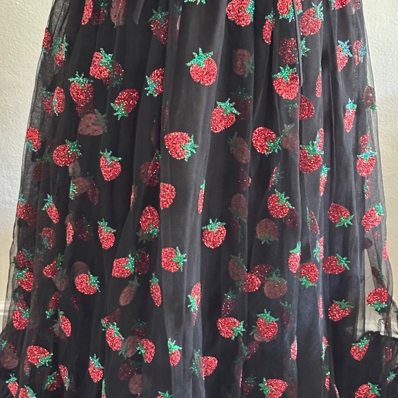 Lirika Matoshi Strawberry Dress Medium Black - Picture 6 of 12